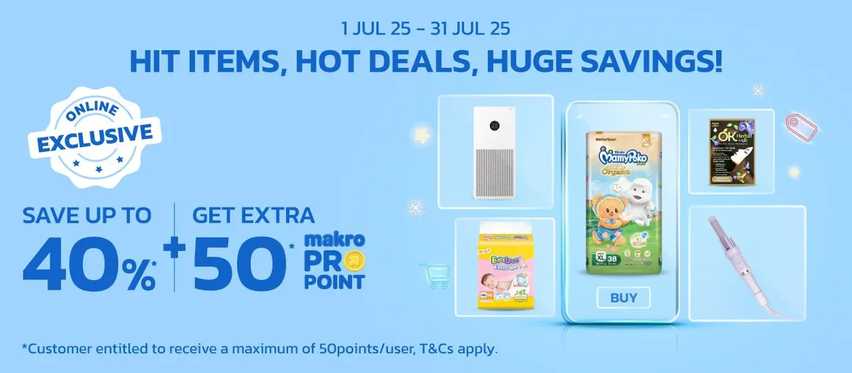 1PX Only Online Exclusive (1 Jul - 31 Jul 25)