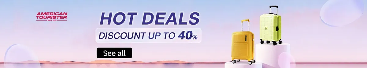American Tourister | Hot Deals Discount Up to 40 Percent