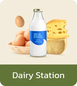 Fresh icon | Dairy & Eggs Station