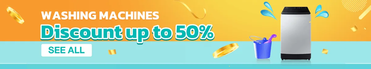 Lotus's Washing Machine Discount Up to 50 Percent