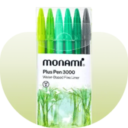 Monami Cate Icon 3 Water Based Pens