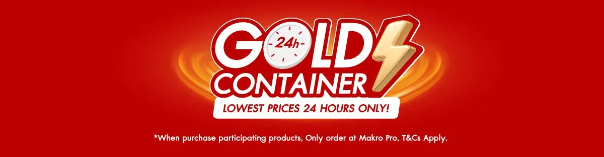 Gold Container - Branding Banner