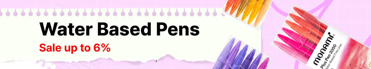 Monami Water Based Pens Discount Up to 6 Percent