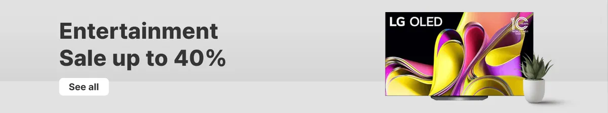 Entertainment Sale Up to 40 Percent